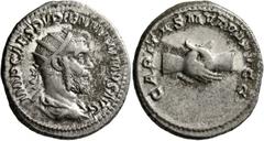 Roman Imperial Pupienus, 238. Antoninianus (Silver, 23 mm, 5.74 g, 1 h), Rome, circa April-June 238. IMP CAES PVPIEN MAXIMVS AVG Radiate, draped and cuirassed bust of Pupienus to right, seen from behi