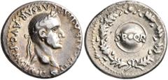 Roman Imperial Galba, 68-69. Denarius (Silver, 18 mm, 3.50 g, 6 h), uncertain western mint (Tarraco?). SER•GALBA•IMP•CAESAR•AVG•P•M•TR•P Laureate head of Galba to right, globe at point of bust. Rev. S