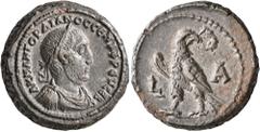 Roman Provincial EGYPT. Alexandria. Gordian I, 238. Tetradrachm (Potin, 22 mm, 13.63 g, 12 h), RY 1 = March-April 238. A K M AN ΔOPΔIANOC CЄM AΦP ЄYCЄB Laureate, draped and cuirassed bust of Gordian I