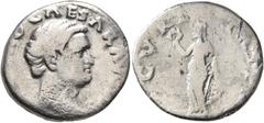 Roman Imperial Otho, 69. Denarius (Silver, 17 mm, 2.81 g, 7 h), Rome, 15 January-16 April 69. [IMP M OTH]O CAESAR AVG [TR P] Bare head of Otho to right. Rev. [SE]CVRITAS P R Securitas standing front, 
