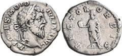 Roman Imperial Didius Julianus, 193. Denarius (Silver, 18 mm, 2.60 g, 7 h), Rome. IMP CAES M DID IVLIAN AVG Laureate head of Didius Julianus to right. Rev. RECTOR ORBIS Didius Julianus, togate, standi