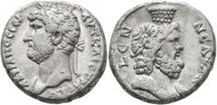 Roman Provincial EGYPT. Alexandria. Hadrian, 117-138. Tetradrachm (Billon, 25 mm, 13.36 g, 12 h), RY 19 = 134/5. ΑΥΤ ΚΑΙϹ ΤΡΑΙΑΝ ΑΔΡΙΑΝΟϹ ϹЄΒ Laureate head of Hadrian to left, with slight drapery on h