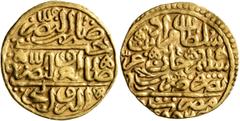 Early Medieval & Islamic ISLAMIC, Ottoman Empire. Murad III, AH 982-1003 / AD 1574-1595. Sultani (Gold, 20 mm, 3.51 g, 2 h), Misr, AH 982 = AD 1574. Pere 273. Sultan 9640. Good very fine. From an impo