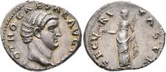 Roman Imperial Otho, 69. Denarius (Silver, 20 mm, 3.45 g, 6 h), Rome, 15 January-16 April 69. [I]MP OTHO CAESAR AVG T[R P] Bare head of Otho to right. Rev. SECVRITAS P R Securitas standing front, head