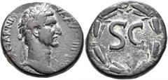 Roman Provincial SYRIA, Seleucis and Pieria. Antioch. Nerva, 96-98. 'As' (Bronze, 29 mm, 18.05 g, 1 h). IMP CAESAR NERVA AVG III COS Laureate head of Nerva to right. Rev. Large S C; below, Δ; all with