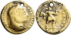 Early Medieval & Islamic UNCERTAIN GERMANIC TRIBES, Pseudo-Imperial coinage. Late 3rd-early 4th centuries. 'Aureus' (Subaeratus, 20 mm, 5.43 g, 12 h), 'Tetrarchic Adventus Group A'. Imitating Constant