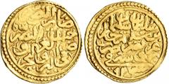 Early Medieval & Islamic ISLAMIC, Ottoman Empire. Sulayman I Qanuni ('the Lawgiver'), AH 926-974 / AD 1520-1566. Sultani (Gold, 21 mm, 3.48 g, 8 h), Brusa (Bursa), AH 926 = AD 1520. Pere 163. Sultan 9
