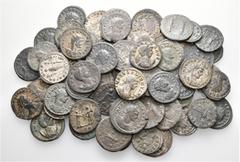 Group Lots A lot containing 64 bronze coins. All: Aurelian and Severina. About very fine to good very fine. LOT SOLD AS IS, NO RETURNS. 64 coins in lot. From the old stock of a well-known German deale