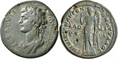 Roman Provincial PHRYGIA. Laodicea ad Lycum. Pseudo-autonomous issue. 'Medallion' (Bronze, 35 mm, 23.95 g, 12 h), P. Kl. Attalos, archiereus, circa 139-144, but probably 142/3. ΙЄΡΑ СYΝΚΛΗΤΟС Draped b
