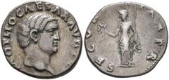 Roman Imperial Otho, 69. Denarius (Silver, 19 mm, 3.44 g, 5 h), Rome, 15 January-16 April 69. [IMP] M OTHO CAESAR AVG TR P Bare head of Otho to right. Rev. SECVRITAS P R Securitas standing front, head