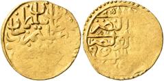 Early Medieval & Islamic ISLAMIC, Ottoman Empire. Sulayman I Qanuni ('the Lawgiver'), AH 926-974 / AD 1520-1566. Sultani (Gold, 19 mm, 3.52 g, 3 h), Misr, AH 926 = AD 1520. Pere -. Sultan 9469. Weakly