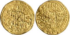 Early Medieval & Islamic ISLAMIC, Ottoman Empire. Sulayman I Qanuni ('the Lawgiver'), AH 926-974 / AD 1520-1566. Sultani (Gold, 21 mm, 3.47 g, 7 h), Misr, AH 932 = 1525/6. Pere 182. Sultan 9445. Rare.