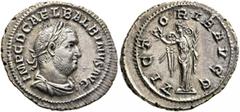 Roman Imperial Balbinus, 238. Denarius (Silver, 21 mm, 2.75 g, 12 h), Rome, circa April-June 238. IMP C D CAEL BALBINVS AVG Laureate, draped and cuirassed bust of Balbinus to right. Rev. VICTORIA AVGG