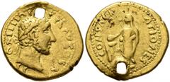 The Aurum Barbarorum Collection III UNCERTAIN GERMANIC TRIBES, Pseudo-Imperial coinage. Late 3rd-early 4th centuries. 'Aureus' (Gold, 19 mm, 6.94 g, 6 h), 'Early Group B'. Imitating Antoninus Pius, 13