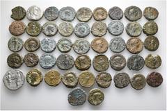 Group Lots A lot containing 47 bronze coins. All: Alexandrian Tetradrachms. Fine to very fine. LOT SOLD AS IS, NO RETURNS. 47 coins in lot. From the Rhakotis Collection, formed in the 1960s and 1970s 