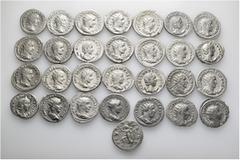 Group Lots A lot containing 29 silver coins. Including: Antoniniani of Gordian III (12), Philip I (5), Otacilia Severa (2), Philip II (1), Trajan Decius (5), Herennia Etruscilla (3), and Trebonianus G