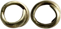 Celtic UNCERTAIN. Circa 1100-500 BC. 'Ring Money' (Electrum, 18 mm, 8.66 g). Cf. Obolos 12 (2019), 134 (lighter weight). Very fine. Ex Naumann E-Auction 98, 3 January 2021, 1. Late Bronze Age and Earl