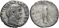 Roman Imperial Otho, 69. Denarius (Silver, 18 mm, 2.55 g, 6 h), Rome, 15 January-16 April 69. IMP M OTHO CAESAR AVG TR P Bare head of Otho to right. Rev. [SECVRITAS P R] Securitas standing front, head