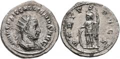 Roman Imperial Gallienus, 253-268. Antoninianus (Silver, 22 mm, 3.14 g, 1 h), Rome, 253-254. IMP C P LIC GALLIENVS AVG Radiate and cuirassed bust of Gallienus to right. Rev. VIRTVS AVGG Virtus standin
