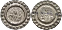 Germany GERMANY. Murbach & Lüders. Franz Egon von Fürstenberg, 1665-1682, or Felix Egon von Fürstenberg, 1682-1686. Pfennig (Billon, 16 mm, 0.24 g), Gebweiler. Arms of Murbach, Fürstenberg and Lüders 
