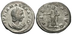 Roman Imperial Coins Julia Maesa. Augusta, A.D. 218-224/5. AR antoninianus (22 mm, 4.52 g, 11 h). Rome, under Elagabagalus, A.D. 218-220. IVLIA MAESA AVG, diademed and draped bust of Julia Maesa right