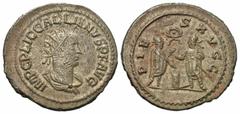 Roman Imperial Coins Gallienus. A.D. 253-268. BI antoninianus (23 mm, 4.22 g, 12 h). Samosata, A.D. 255/6. IMP C P LIC GALLIENVS P F AVG, radiate, draped and cuirassed bust of Gallienus right / PIETAS