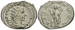 Roman Imperial Coins Trebonianus Gallus. A.D. 251-253. AR antoninianus (24 mm, 3.24 g, 12 h). Rome, A.D. 251/2. IMP C C VIB TREB GALLVS AVG, radiate, draped and cuirassed bust of Trebonianus Gallus ri