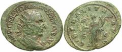 Roman Imperial Coins Trajan Decius. A.D. 249-251. Æ dupondius (29 mm, 9.33 g, 1 h). Rome, A.D. 250. IMP C M Q TRAIANVS DECIVS AVG, radiate, draped and cuirassed bust of Trajan Decius right / LIBERALIT