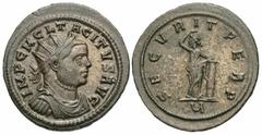 Roman Imperial Coins Tacitus. A.D. 275-276. Æ antoninianus (22 mm, 4.36 g, 12 h). Siscia, early-mid A.D. 276. IMP C M CL TACITVS AVG, radiate, draped and cuirassed bust of Tacitus right / SECVRIT PERP