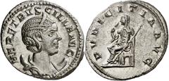 Monedas romanas / Roman coins (250-251 d.C.). Herennia Etruscilla. Antoniniano. (Spink 9496) (S. 19) (RIC. 65a). Bella. 4,16 g. EBC+.