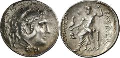 Monedas griegas / Greek coins (250-175 a.C.). A nombre de Alejandro Magno. Tracia. Mesembria. Tetradracma. (S. falta) (CNG. III, 1567). 16,13 g. MBC+.