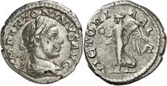 Monedas romanas / Roman coins (219 d.C.). Eliogábalo. Denario. (Spink 7555) (S. 304) (RIC. 162). 2,96 g. MBC.