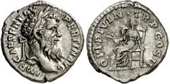 Monedas romanas / Roman coins (193 d.C.). Pertinax. Denario. (Spink 6045) (S. 33) (RIC. 8a). Rara. 3,43 g. MBC+.