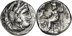 Monedas griegas / Greek coins Imperio Macedonio. Alejandro III, Magno (336-323 a.C.). Lampsacos. Dracma. (S. 6730 var) (MJP. 1382). 3,97 g. MBC-.