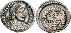 Monedas romanas / Roman coins (361-362 A.D.). Julian II. Arelate (Arles). Siliqua. (Spink 19126) (S. 148e var) (RIC. 309 var). 1,87 g. MBC+.
