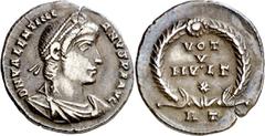 Monedas romanas / Roman coins (364-367 A.D.). Valentinian I. Rome. Siliqua. (Spink 19382) (S. 70f) (RIC. 10a). 1,95 g. MBC.