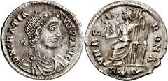 Monedas romanas / Roman coins (378-383 A.D.). Gratian. Rome. Siliqua. (Spink 19965) (S. 86Ab) (RIC. 35a4). 2,63 g. MBC+.