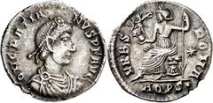 Monedas romanas / Roman coins (375-378 A.D.). Gratian. Aquileia. Siliqua. (Spink 19968) (S. 87f) (RIC. 15b3). 1,90 g. MBC+.