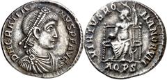 Monedas romanas / Roman coins (379 A.D.). Gratian. Aquileia. Siliqua. (Spink 19973) (S. 56d) (RIC. 28a). 2,11 g. EBC-.