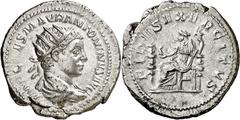Monedas romanas / Roman coins (218-219 d.C.). Eliogábalo. Antoniniano. (Spink 7487 var) (S. 31a) (RIC. 70). 4,94 g. MBC+.