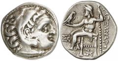 Imperio Macedonio. Alejandro III, Magno (336-323 a.C.). Colofón. Dracma. (S. 6730 var) (MJP. 1794b). 4,32 grs. MBC+.