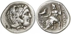 Imperio Macedonio. Alejandro III, Magno (336-323 a.C.). Sardis. Dracma. (S. 6731 var) (MJP. 2582). 4,26 grs. MBC+.
