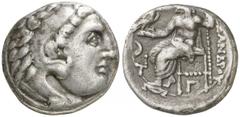 Imperio Macedonio. Alejandro III, Magno (336-323 a.C.). Colofón. Dracma. (S. 6730 var) (MJP. 1810). 4,04 grs. MBC.