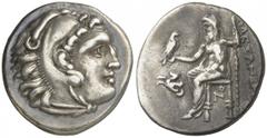 Imperio Macedonio. Alejandro III, Magno (336-323 a.C.). Lampsacos. Dracma. (S. 6730 var) (MJP. 1382c). 4,23 grs. MBC+.