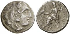Imperio Macedonio. Alejandro III, Magno (336-323 a.C.). Colofón. Dracma. (S. 6730 var) (MJP. 1820). 4 grs. MBC.