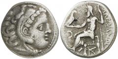Imperio Macedonio. Alejandro III, Magno (336-323 a.C.). Colofón. Dracma. (S. 6730 var) (MJP. 1827). 4,09 grs. MBC/MBC-.