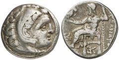 Imperio Macedonio. Alejandro III, Magno (336-323 a.C.). Colofón. Dracma. (S. 6730 var) (MJP. 1794a). 4,22 g. MBC.