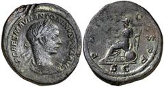 Monedas romanas / Roman coins (218 d.C.). Eliogábalo. Sestercio. (Spink falta) (Co. 129) (RIC. 280). 27,27 g. MBC.