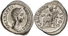 Monedas romanas / Roman coins (225 d.C.). Orbiana. Denario. (Spink 8191) (S. 1) (RIC. 319). 3,55 g. Muy escasa. EBC-.