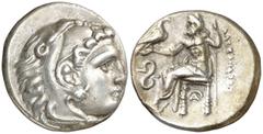 Monedas griegas / Greek coins Imperio Macedonio. Alejandro III, Magno (336-323 a.C.). Lampsacos. Dracma. (S. 6730 var) (MJP. 1372). 4,29 g. EBC-.